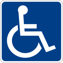 Accessibility symbol - wheelchair user